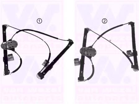 6K4837402Q VAG mecanismo de elevalunas, puerta delantera derecha