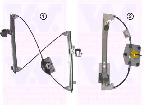 5839263 VAN Wezel mecanismo de elevalunas, puerta trasera izquierda
