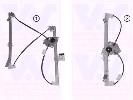 0680263 VAN Wezel mecanismo de elevalunas, puerta trasera izquierda
