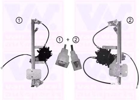1514262 VAN Wezel mecanismo de elevalunas, puerta delantera derecha