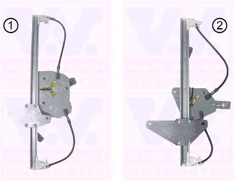 4042263 VAN Wezel mecanismo de elevalunas, puerta trasera izquierda