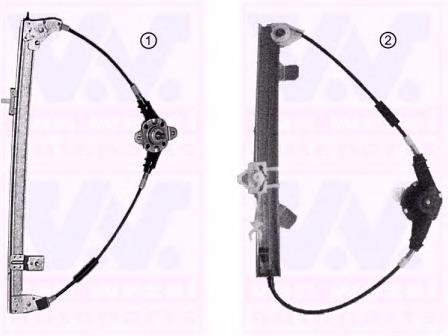 ZR FT903 R Electric Life mecanismo de elevalunas, puerta trasera derecha