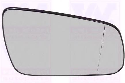 3091838 VAN Wezel cristal de espejo retrovisor exterior derecho