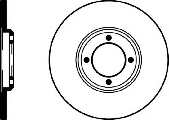 Disco de freno 5022672 Ford