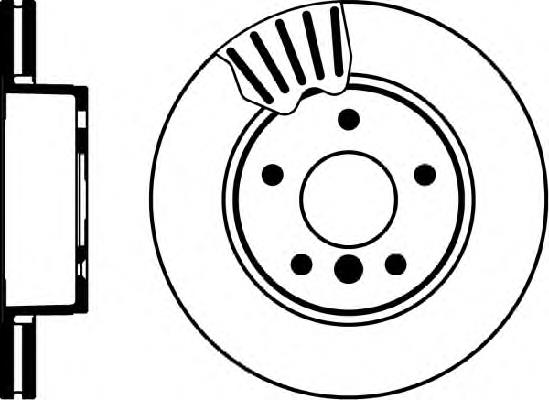 92093600 Textar freno de disco delantero