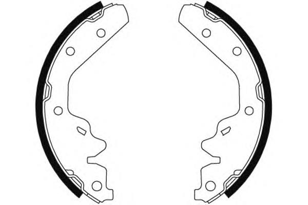 91063800 Textar zapatas de frenos de tambor traseras