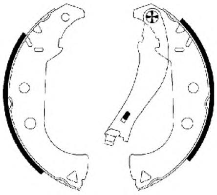 91064700 Textar zapatas de frenos de tambor traseras