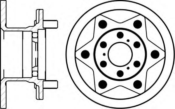 93019400 Textar freno de disco delantero