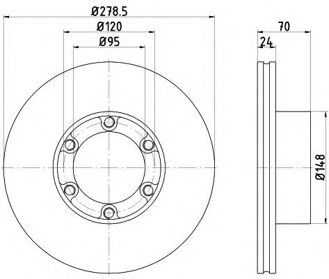 92033100 Textar freno de disco delantero