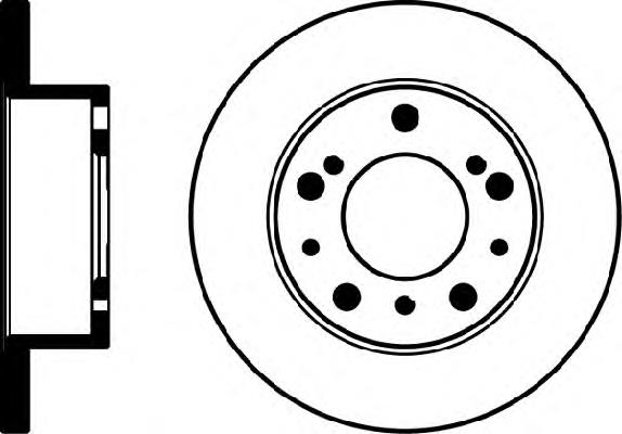 92034400 Textar freno de disco delantero