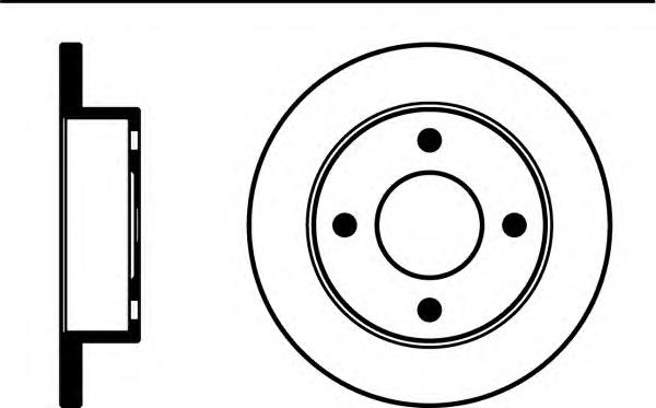 92059200 Textar freno de disco delantero