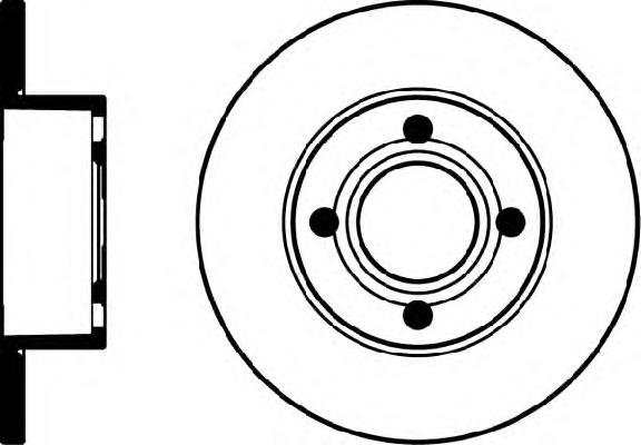 92057800 Textar freno de disco delantero