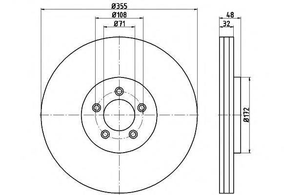 92186303 Textar freno de disco delantero