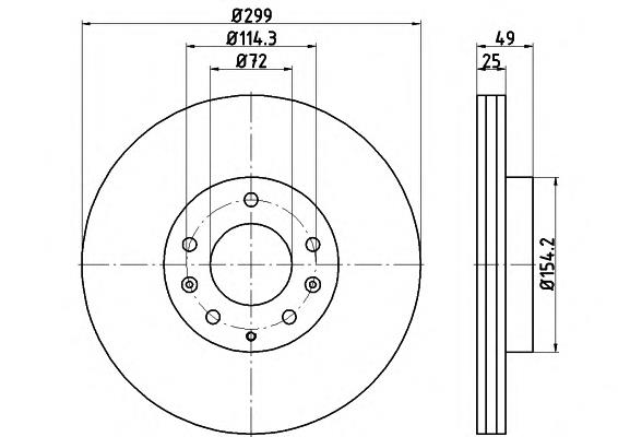 92180703 Textar freno de disco delantero