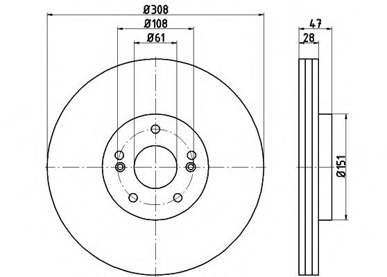 92174003 Textar freno de disco delantero