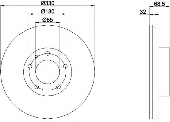 Comprar 92121505 Textar Freno de disco delantero