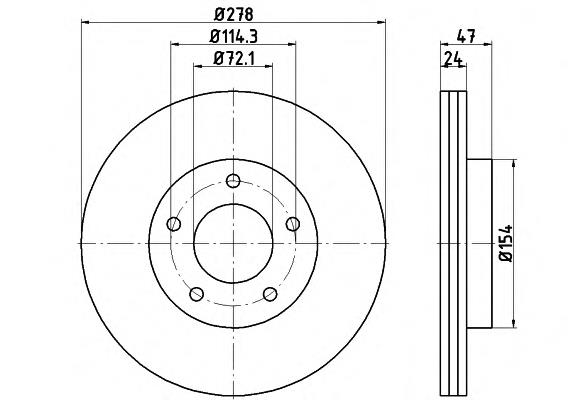 92146500 Textar freno de disco delantero