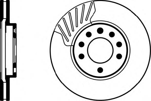 Disco de freno delantero Textar 92091903