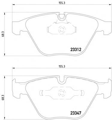 Pastillas de freno delanteras BMW 3 E90