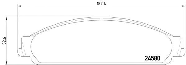 5U2Z2V001J Ford pastillas de freno delanteras