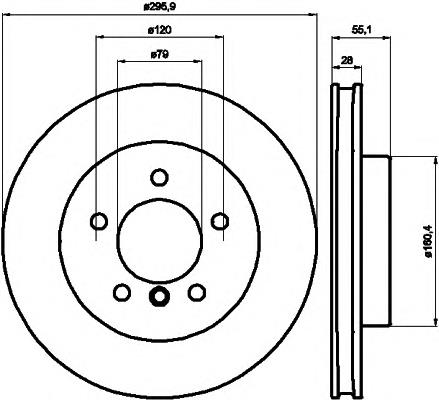 92067400 Textar freno de disco delantero