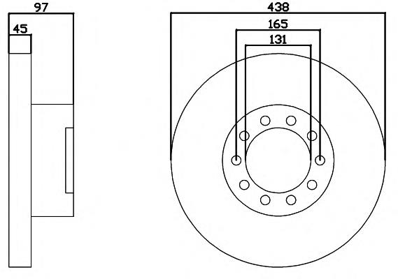 93086100 Textar freno de disco delantero