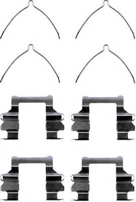 Comprar Juego de resortes de sujeción de pastillas de freno delanteras Toyota Camry II V2