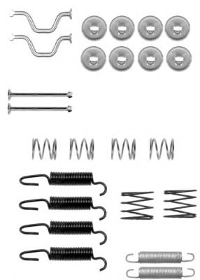 97034700 Textar kit de montaje, zapatas de freno traseras