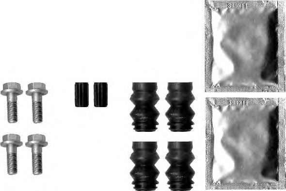 Juego de reparación, pastillas de frenos LX0358 Polcar