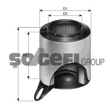 Filtro de aire A1200 Purflux