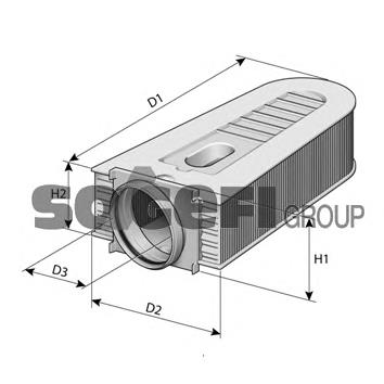 Filtro aire Purflux A1384