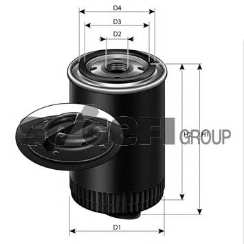 Filtro de aceite LS553D Purflux