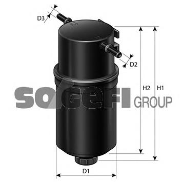 Filtro de combustible FCS806 Purflux