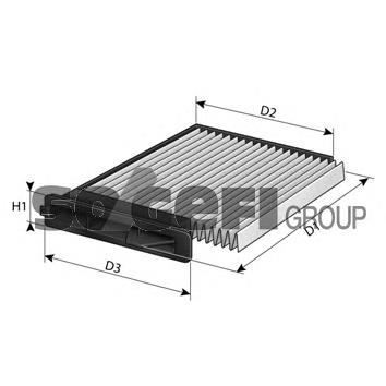 AH338 Purflux Filtro antipolen