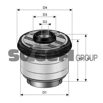 C802 Purflux Filtro de gasolina