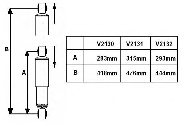 Amortiguador trasero Monroe V2131 precio, desde 45,01 EUR