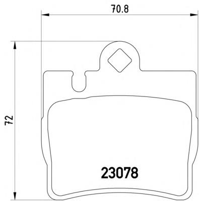 2307881 Textar pastillas de freno traseras