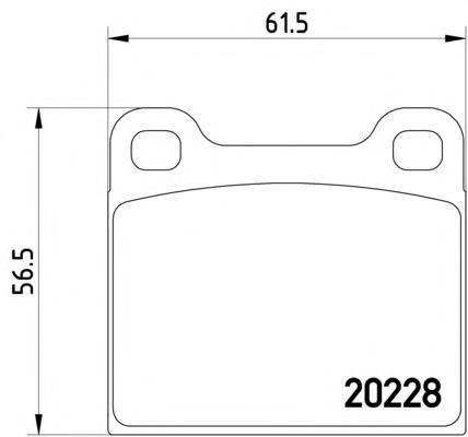 2022802 Textar pastillas de freno delanteras