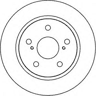 Disco de freno trasero 92164003 Textar