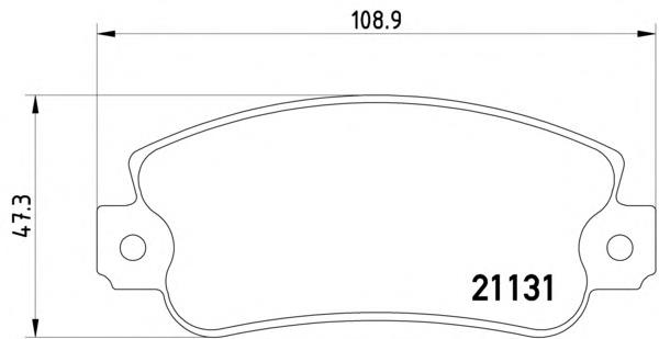 4106049867 Nissan pastillas de freno delanteras