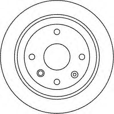 92163003 Textar disco de freno trasero