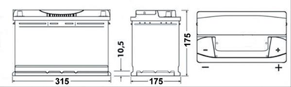 Batería Exide EB802