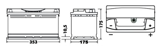 Batería EB852 Exide