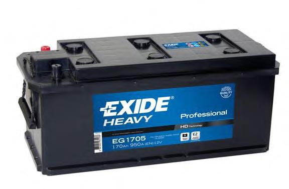 Batería de Arranque Exide (EG1705)