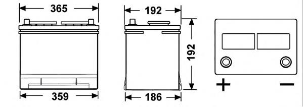 Batería Exide EB858