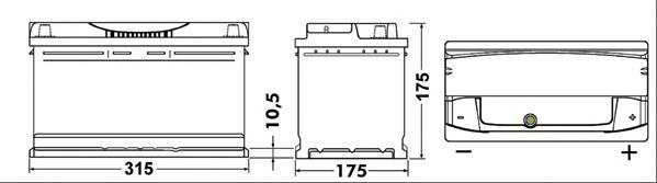 Batería EA852 Exide
