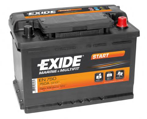 EN750 Exide Batería Start-Stop