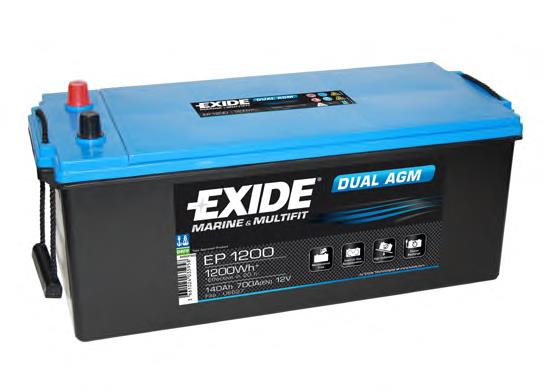 Batería de Arranque Exide (EP1200)