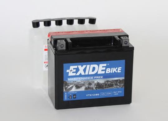 Batería de Arranque Exide 10 ah 12 v B00 (YTX12BS)