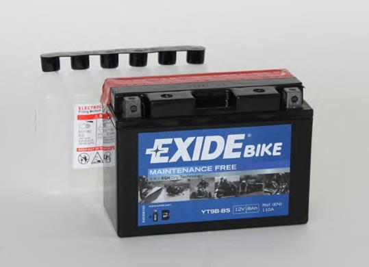 Batería de Arranque Exide 8 ah 12 v B00 (YT9BBS)